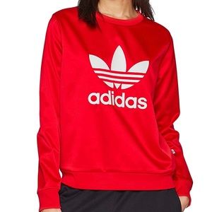Red adidas sweater